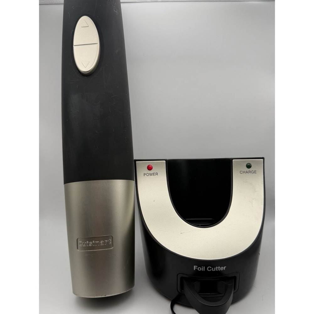Cuisinart CWO-50 Cordless Wine Opener Charging Base Foil Cutter